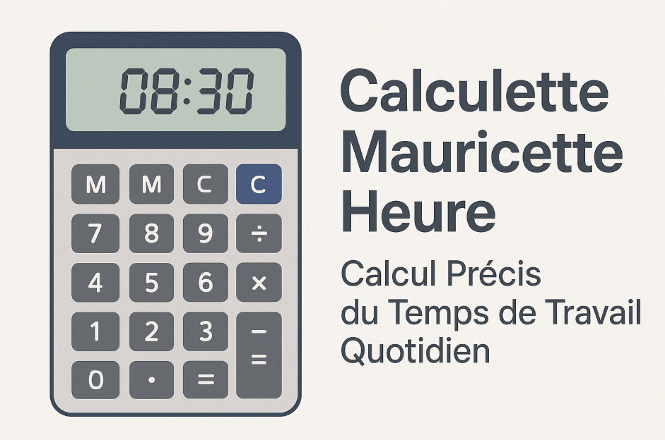 Calculette Mauricette Heure - Calcul Précis du Temps de Travail Quotidien